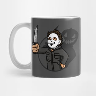 Cute Halloween Slasher Gamer Horror Movie Parody Mug